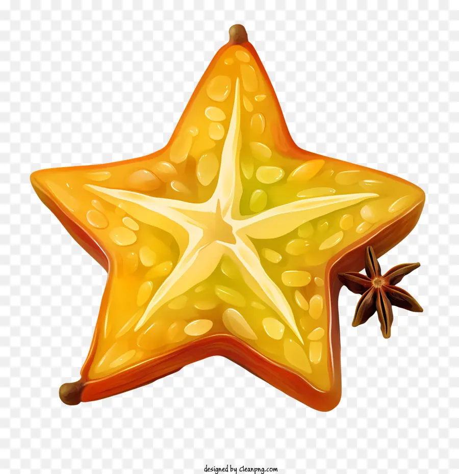 Carambola，Estrela Laranja PNG
