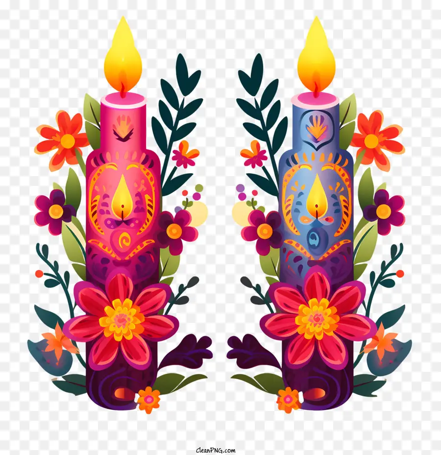 Velas，Dia Dos Mortos PNG