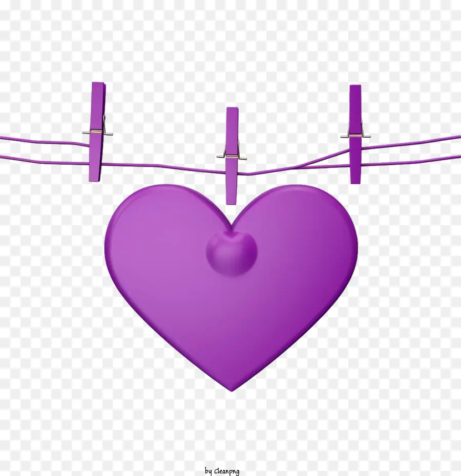 Dia Do Coração Roxo，Roxo PNG