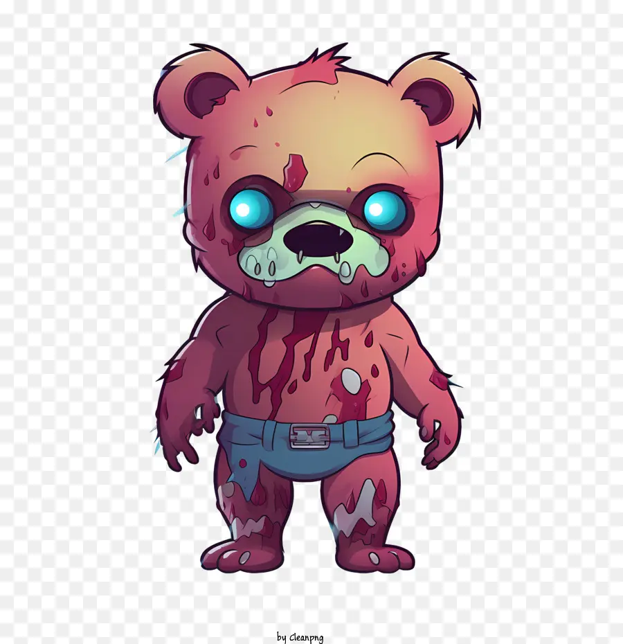 Urso Zumbi，Bonito PNG