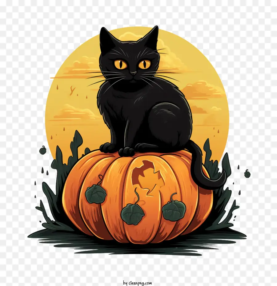 Dia Das Bruxas，Gato Preto PNG