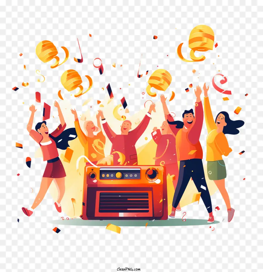 Dia Nacional Da Rádio，Celebração PNG