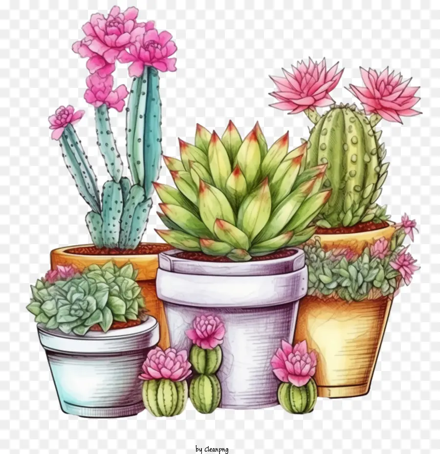 Suculenta，Cactus PNG