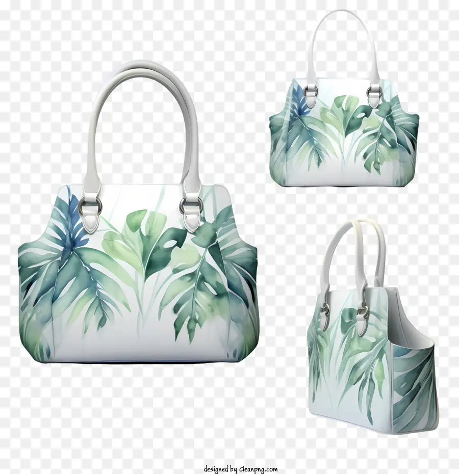 Bolsa Dia，Tropical Folhas PNG