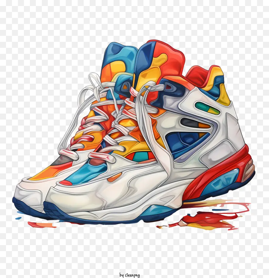 Sneakers，Colorido PNG