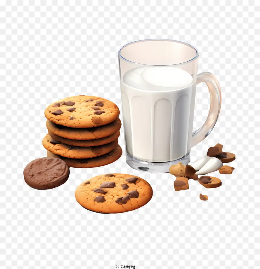 Biscoitos E Leite，Cookies PNG