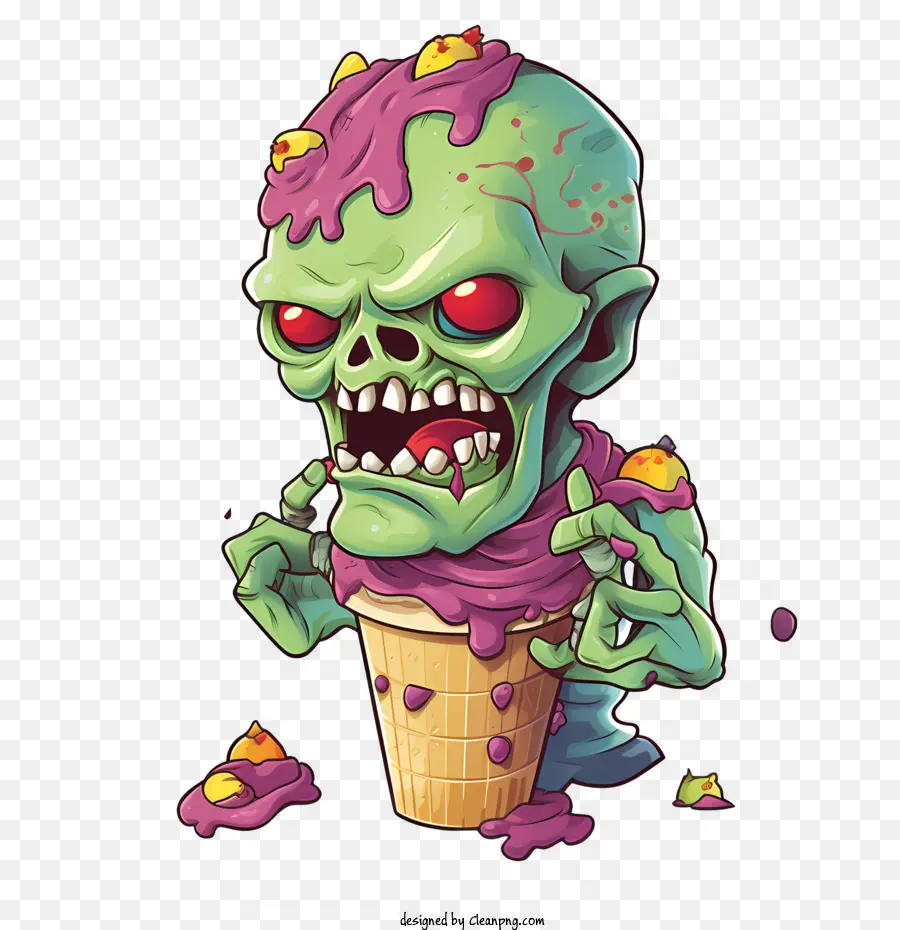 Sorvete De Zumbi，Zombie PNG