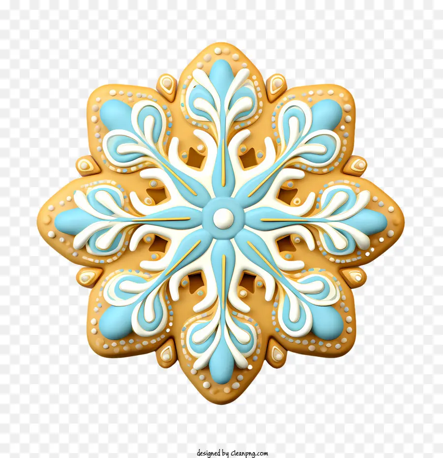 Biscoitos De Natal，Christmas Snowflake Cookies PNG