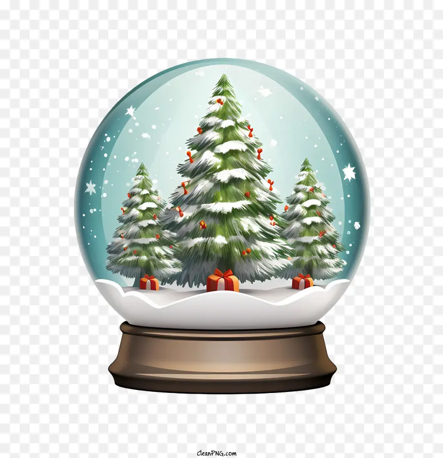 Bola De Neve De Natal，Snowglobe PNG