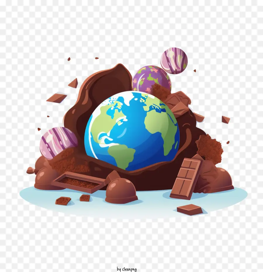 Dia Internacional Do Chocolate，Earth PNG