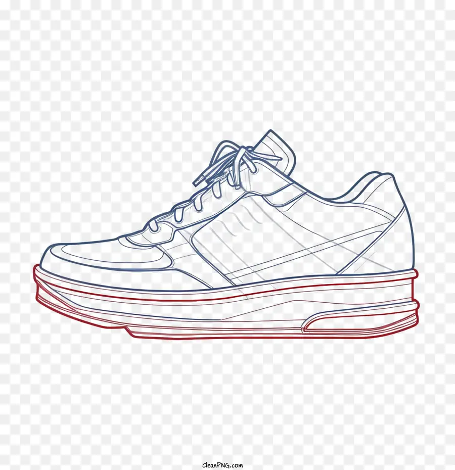 Esboço Tênis，Sneakers PNG