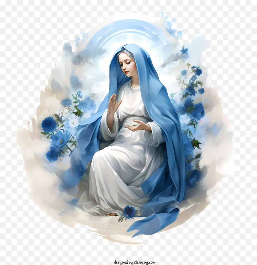 Assunção De Maria，Virgem Maria PNG