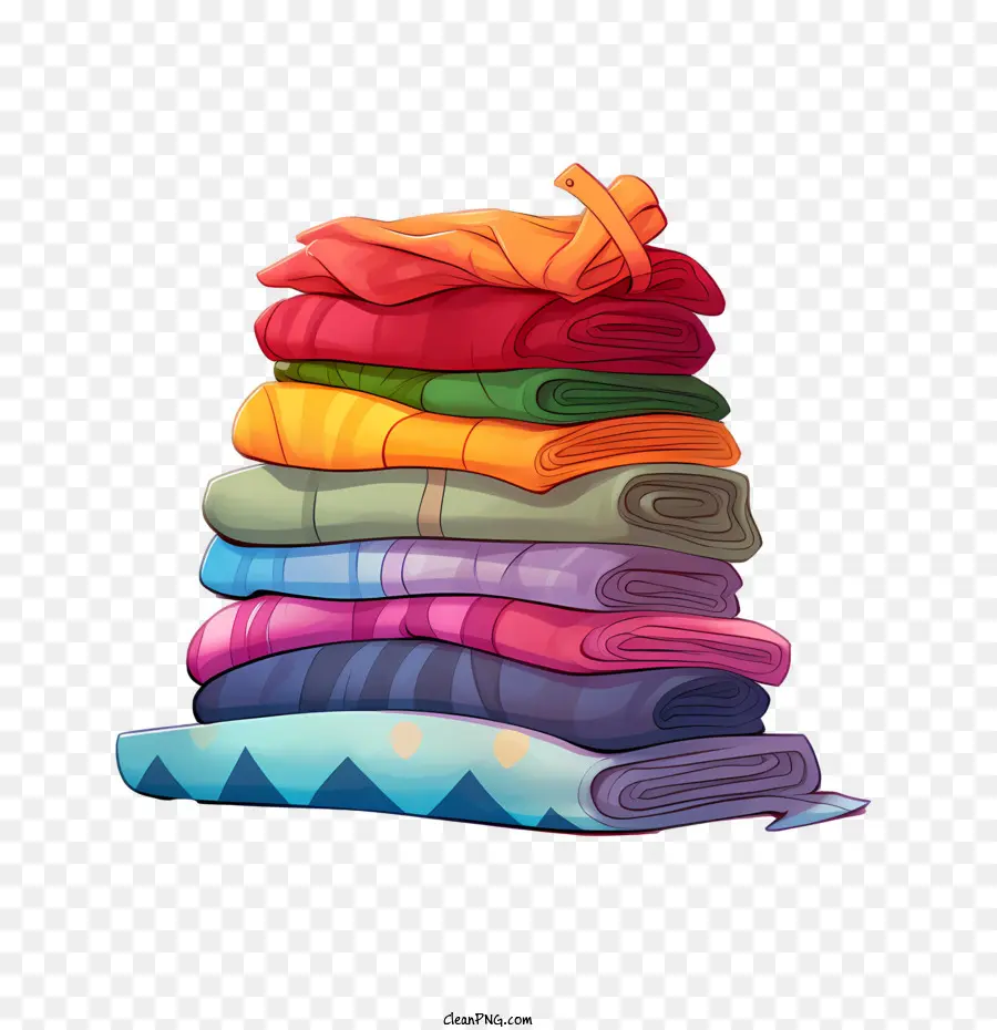 Pilha De Roupas，Stack PNG