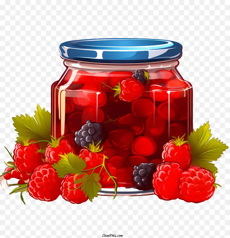 Berries Jam，Framboesa PNG