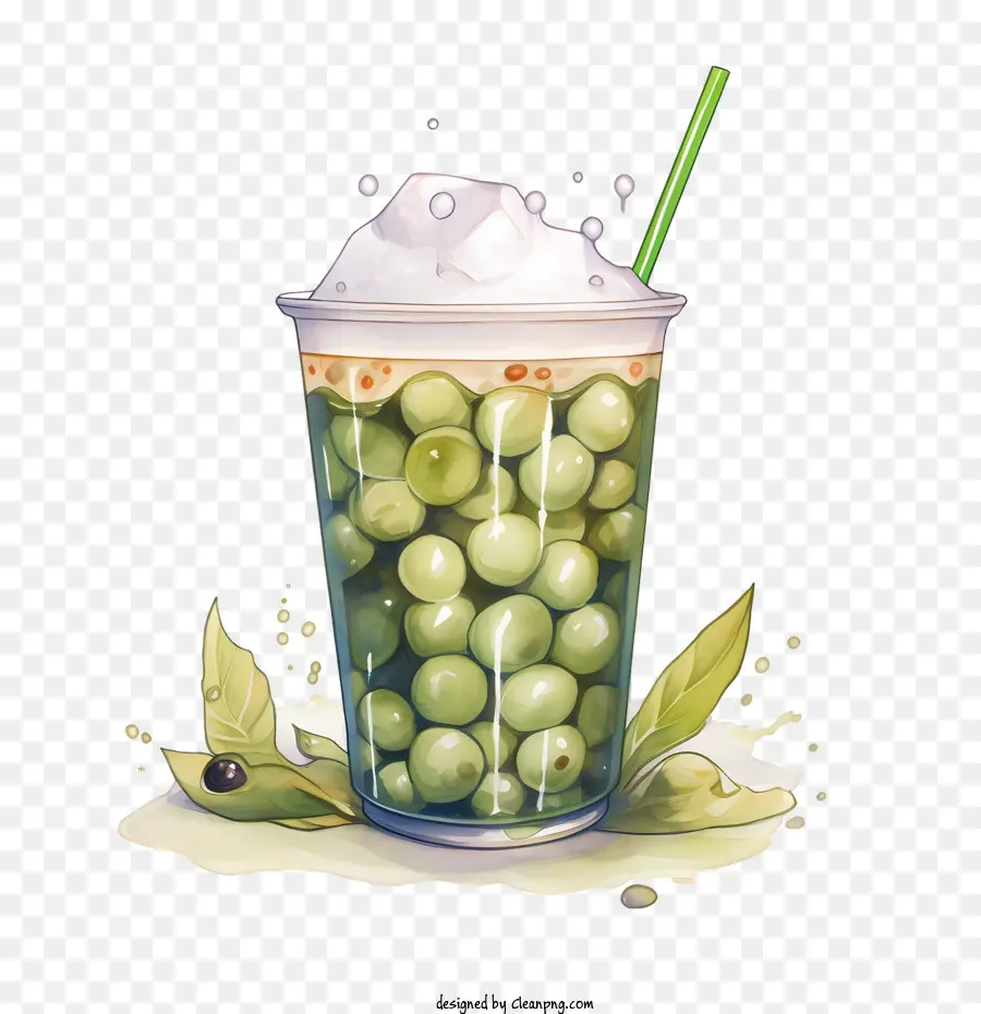 Chá De Bolha Matcha，Limonada PNG