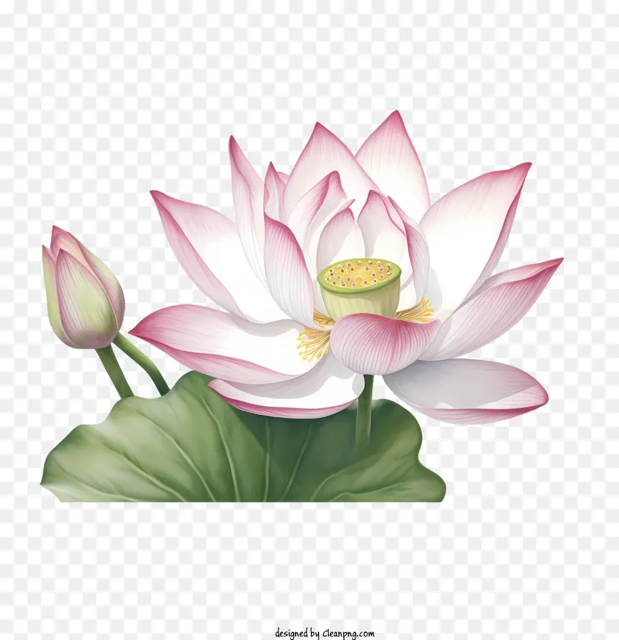 Flor De Lótus，Flor De Lótus Rosa PNG