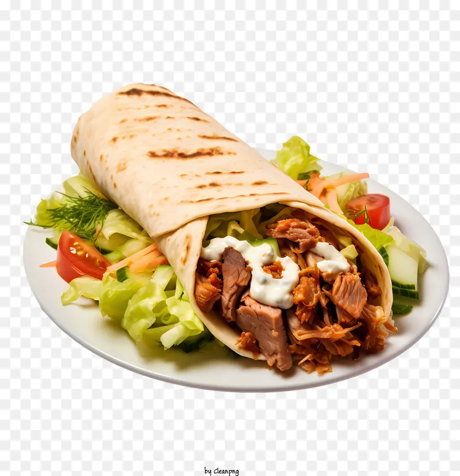 Dia Nacional Do Shawarma，Texas Wrap PNG