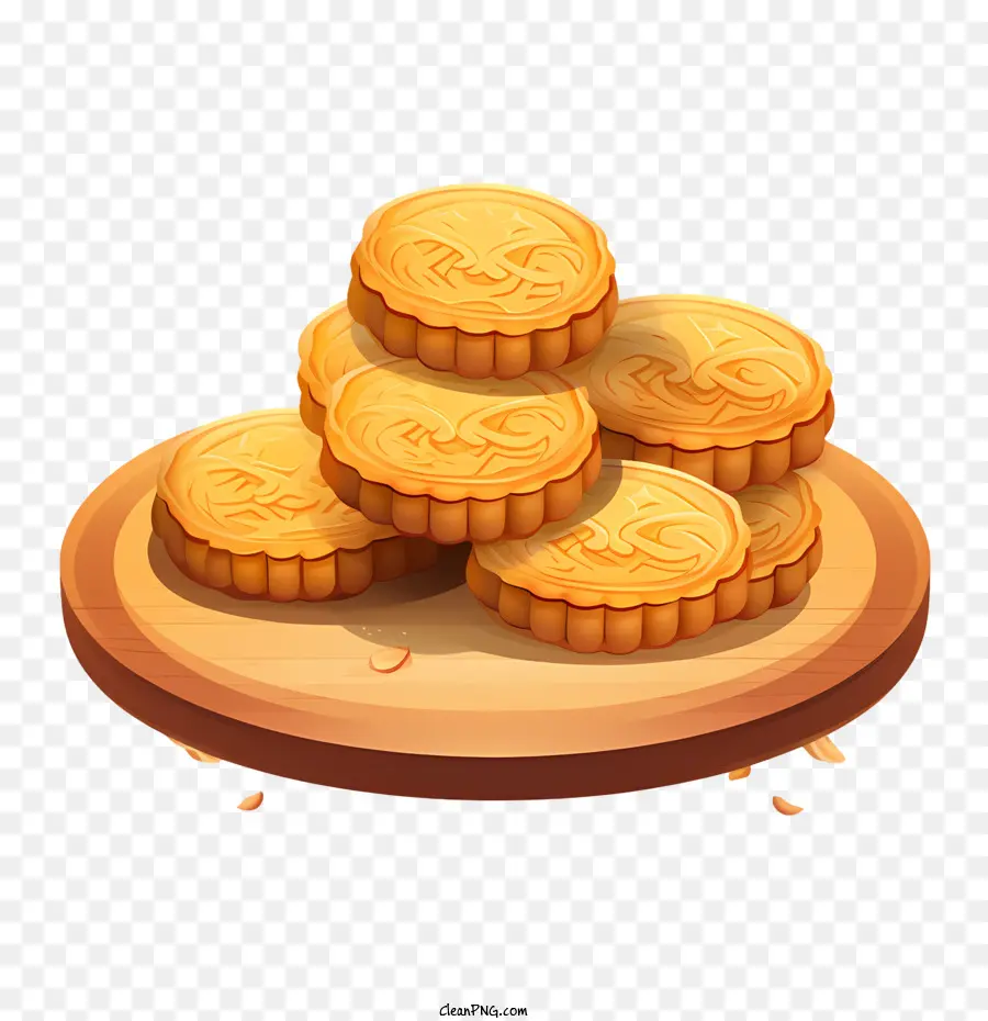 Mooncake，Pão PNG