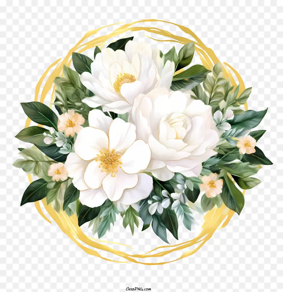Greath Gardenia，Arranjo Floral PNG
