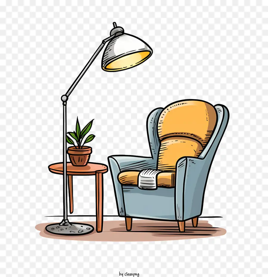 Sofá E Lâmpada，Lamp PNG