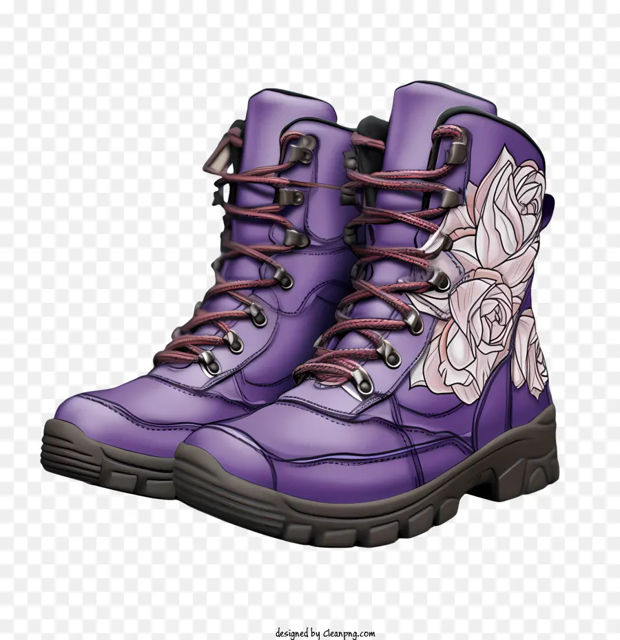 Botas，Roxo PNG