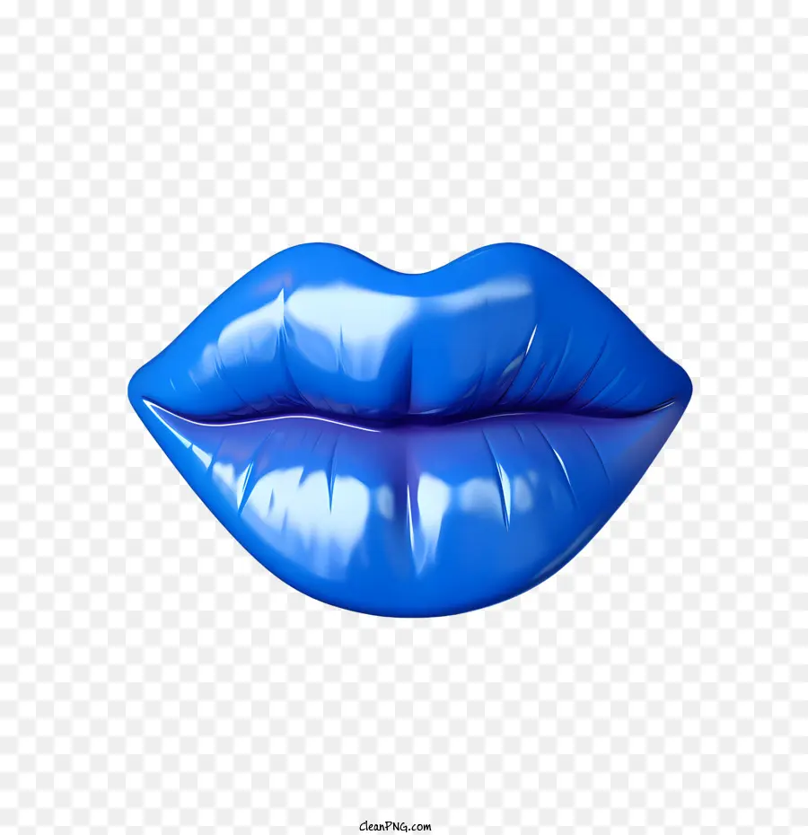 Azul Lábios，Lábios PNG