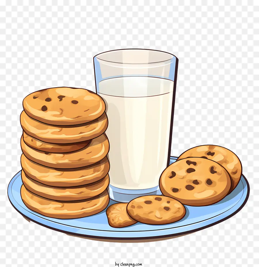 Biscoitos E Leite，Lanche PNG