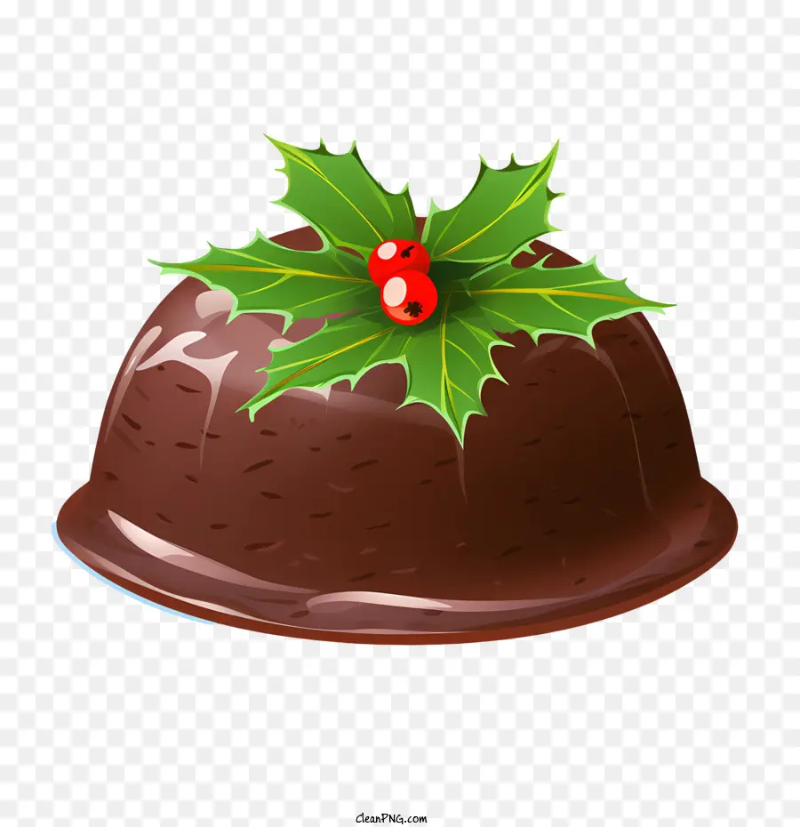 Pudim De Natal，Pudim De Chocolate PNG