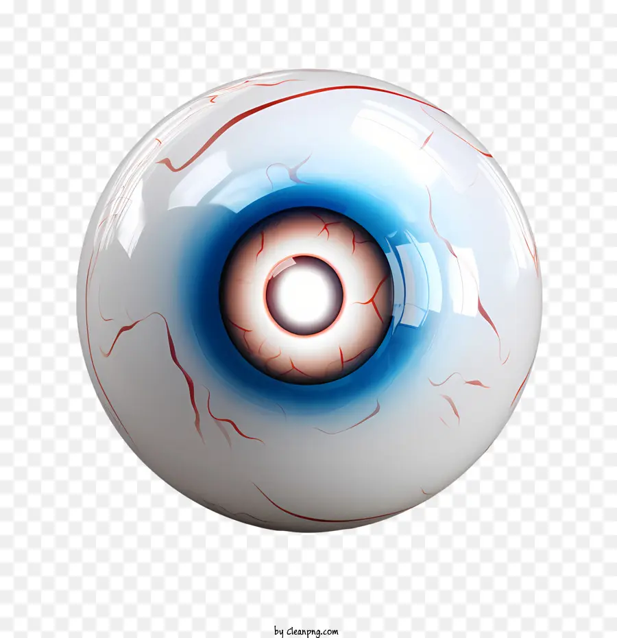 Globo Ocular De Halloween，Olho Azul PNG