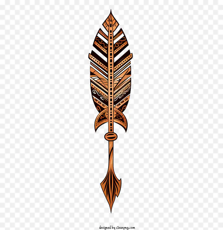 Madeira De Seta，Arrow De Madeira Tribal Indiana PNG