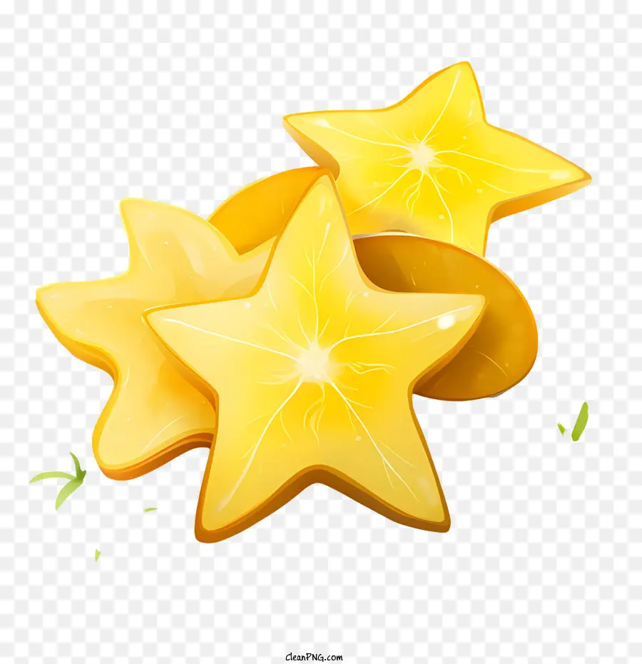 Carambola，Estrela Amarela PNG