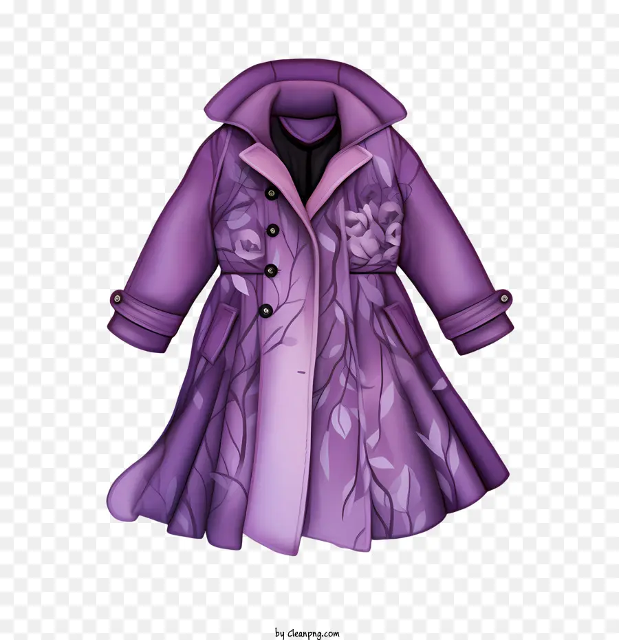 Casaco De Inverno，Casaco Roxo PNG