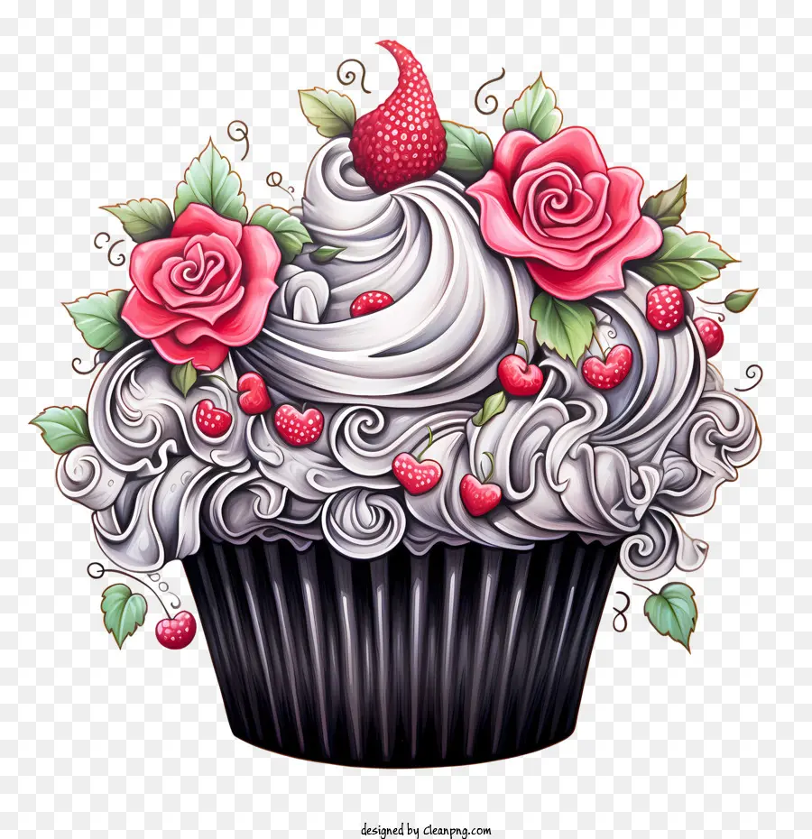 Dia Nacional Do Cupcake，Bolinho Decorativo PNG