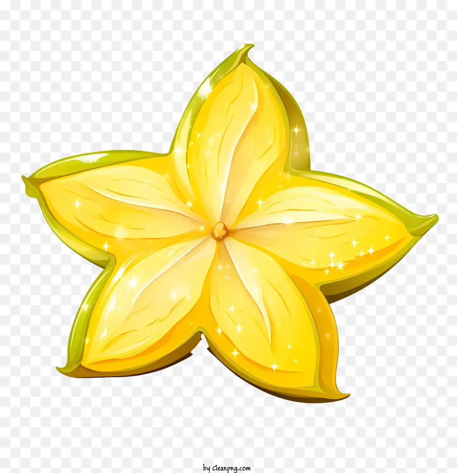 Carambola，Flor Amarela PNG