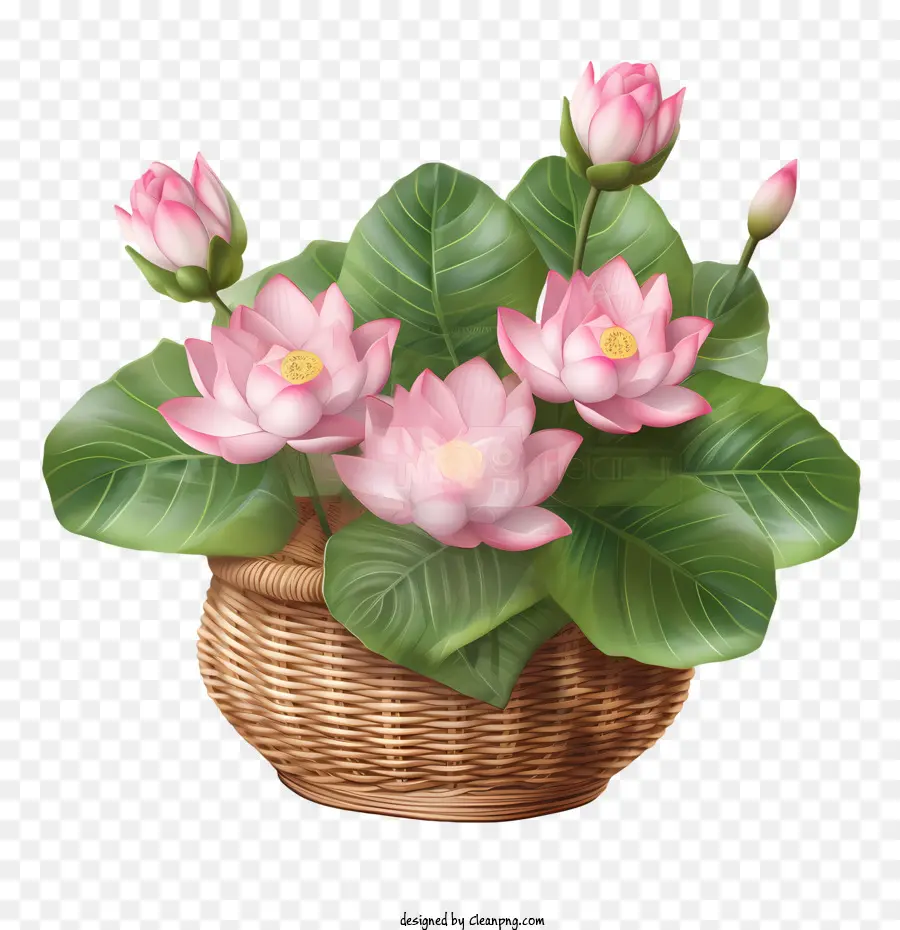 Flor De Lótus，Lótus Rosa PNG