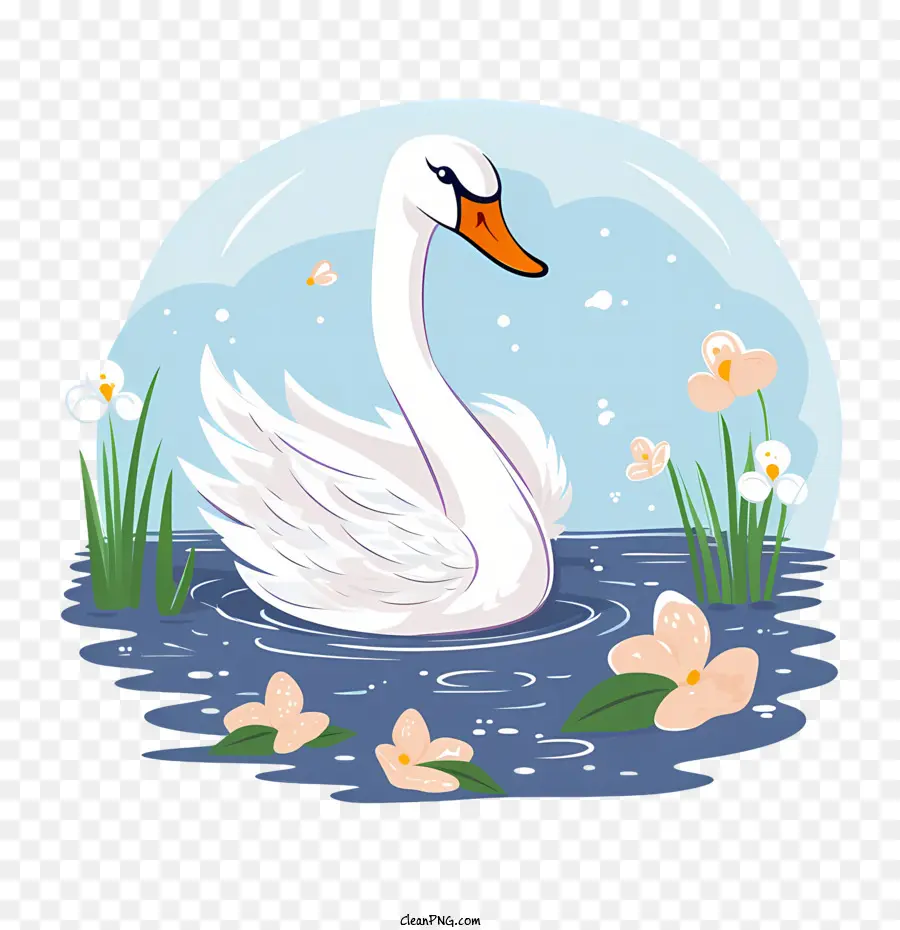 Cisne，Pássaro PNG