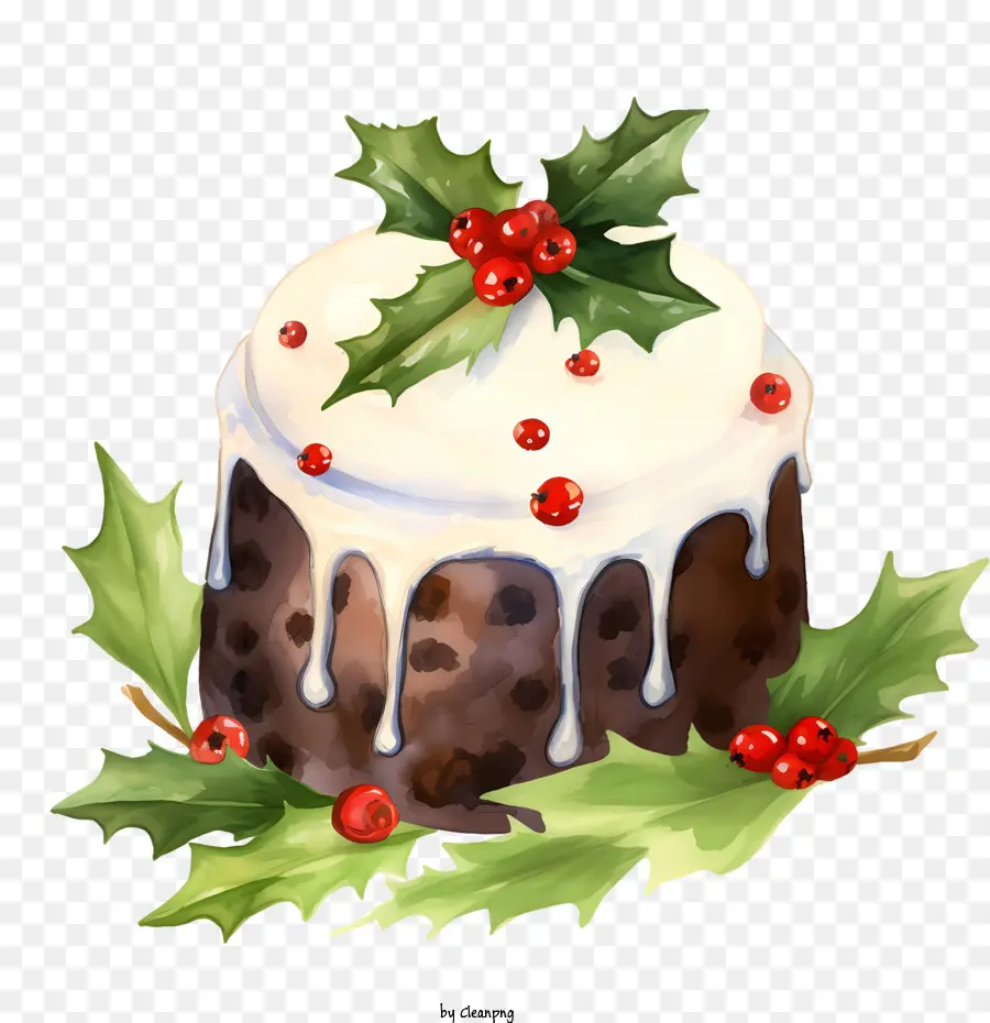 Pudim De Natal，Bolo De Chocolate PNG