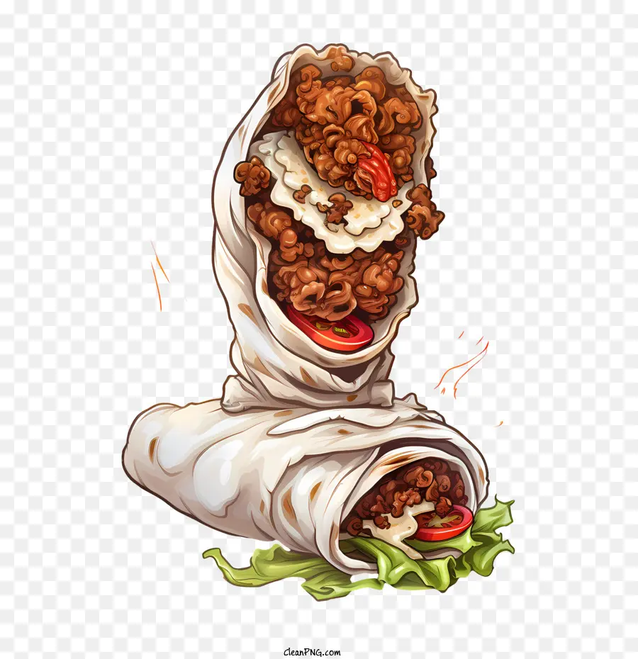 Dia Nacional Do Shawarma，Burrito PNG