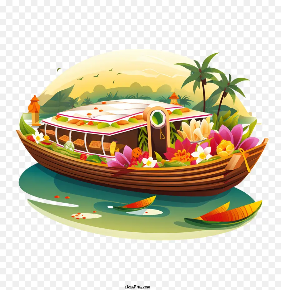 Onam Boat，Barco PNG