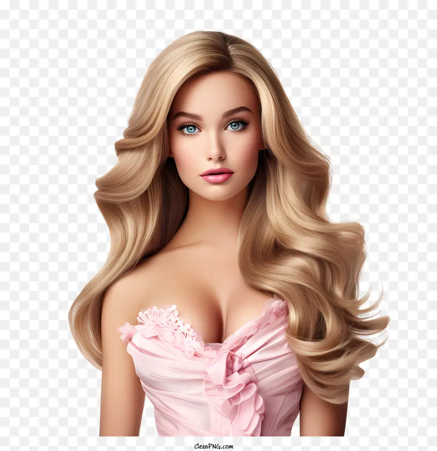 Barbie，Loira PNG