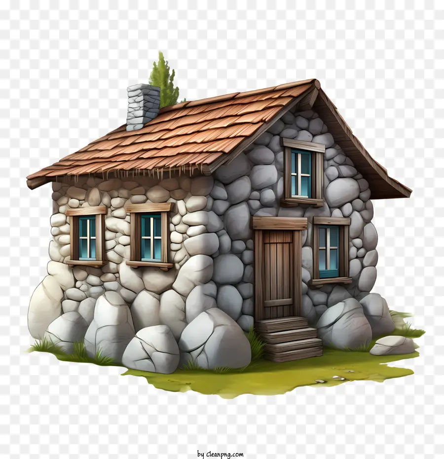 Casa De Pedra，Cottage PNG