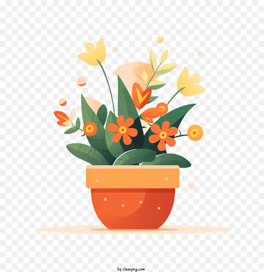 Vaso De Flores，Flowerpot PNG