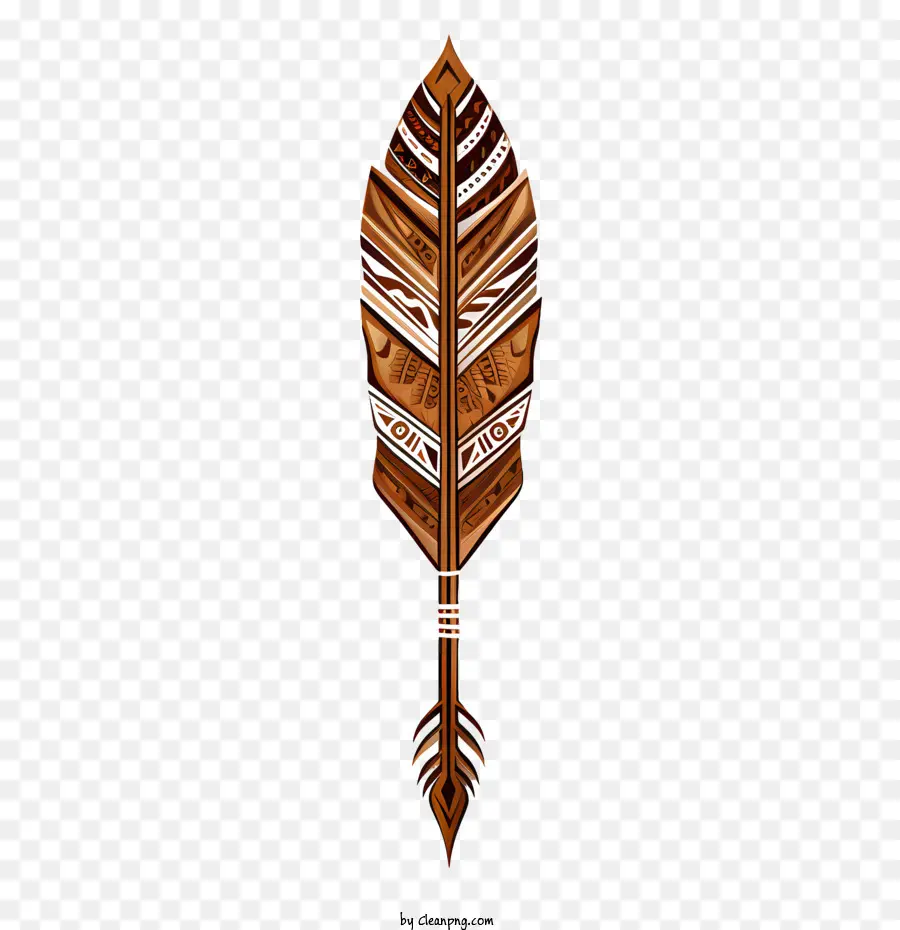 Arrow De Madeira Tribal Indiana，Pena PNG