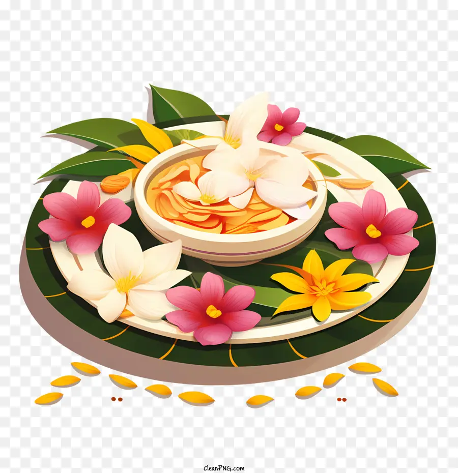 Onam，Arranjo De Flores PNG