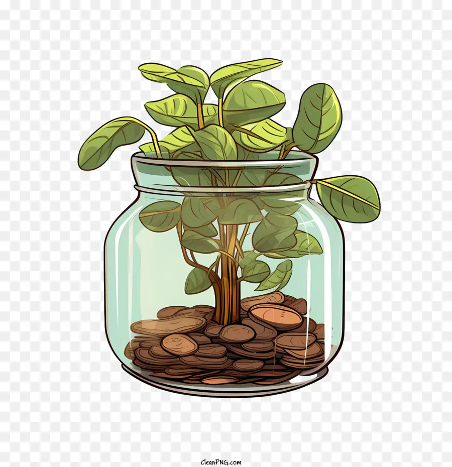 Dia Mundial Da Economia，Planta De Dinheiro PNG