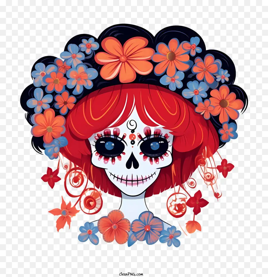 La Catrina，Dia Dos Mortos PNG