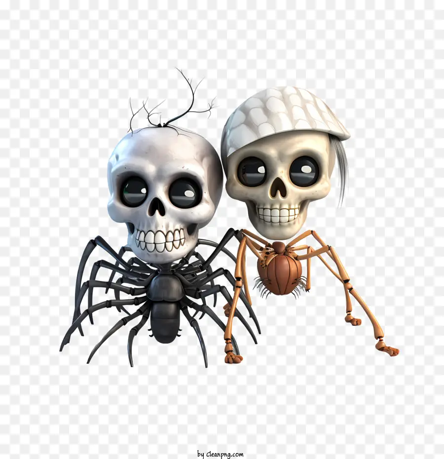 Halloween Crânio，Esqueleto PNG