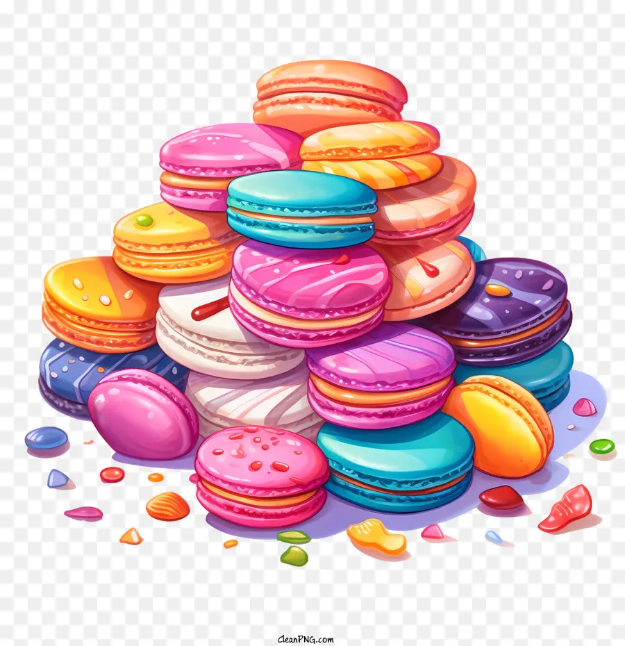 Macaroon Dia，Bolos PNG