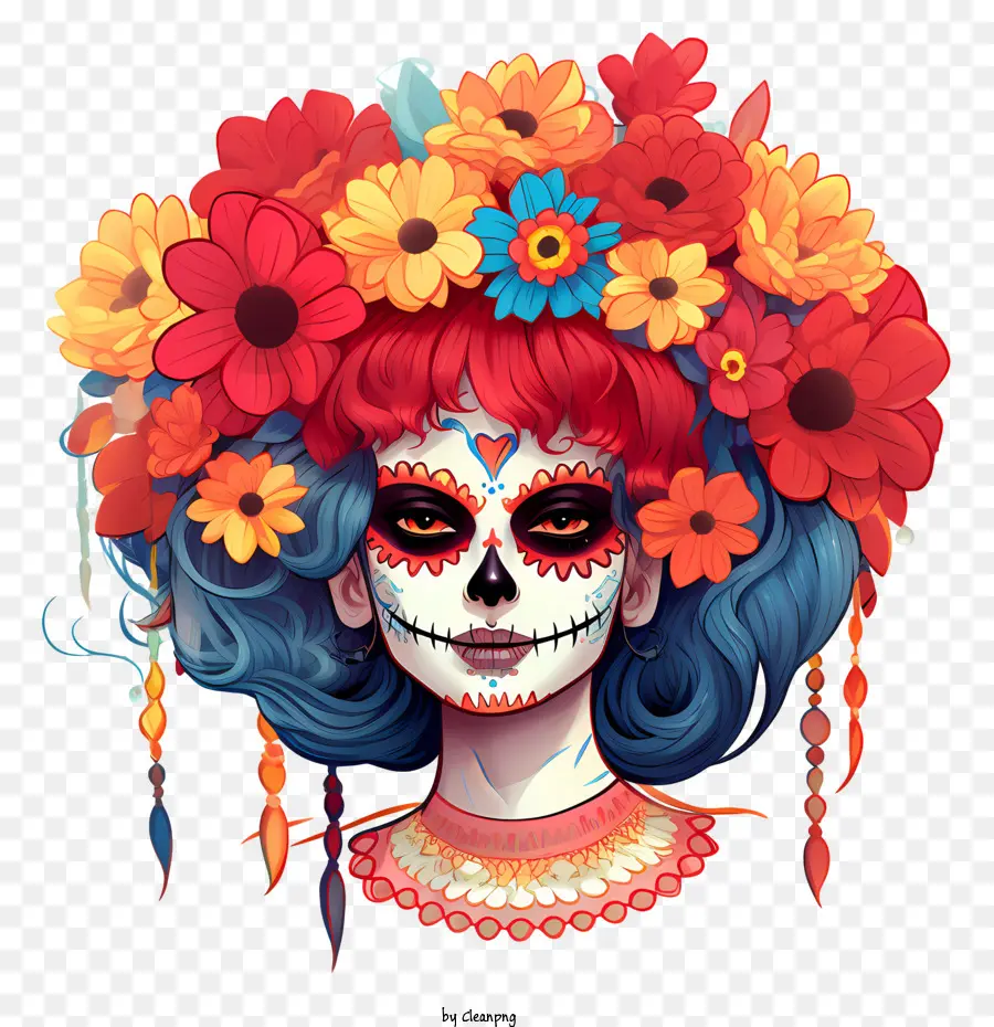 La Catrina，Dia Dos Mortos PNG