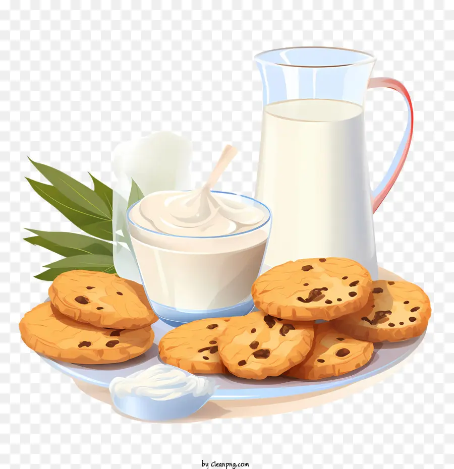 Biscoitos E Leite，Leite E Biscoitos PNG